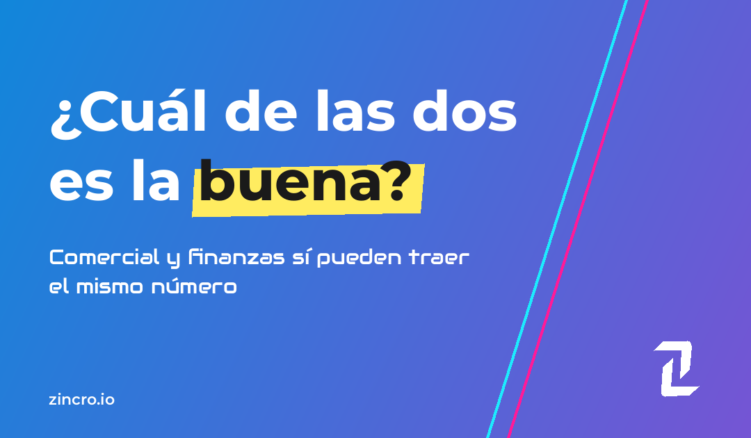 Sobre un degradado azul a violeta, la pregunta ¿Cuál de las dos es la buena? en letras blancas grandes, con la palabra buena resaltada en amarillo.